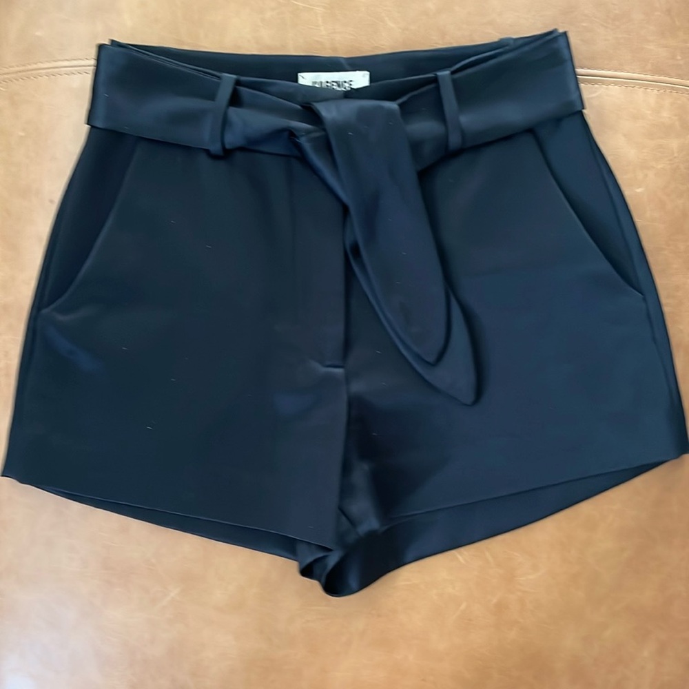 Black l’agence size 0 shorts - satin feel